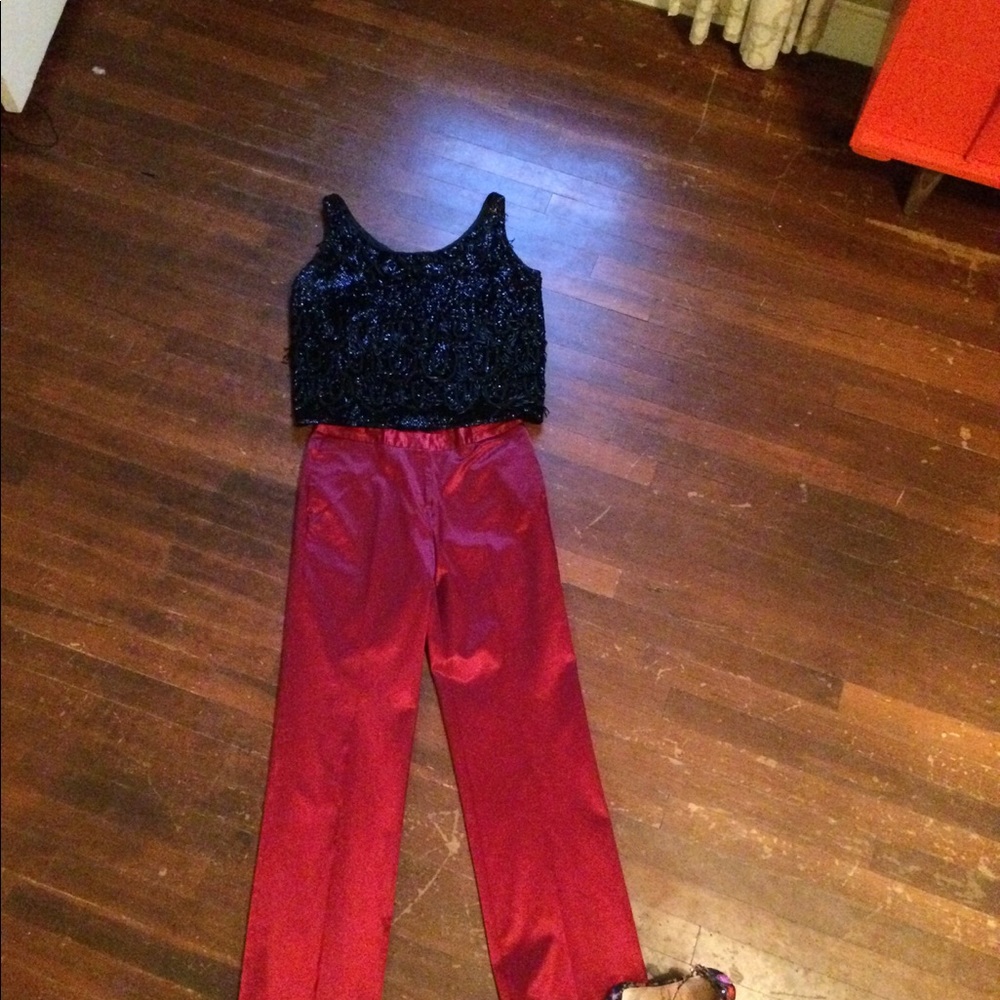 Red pants
