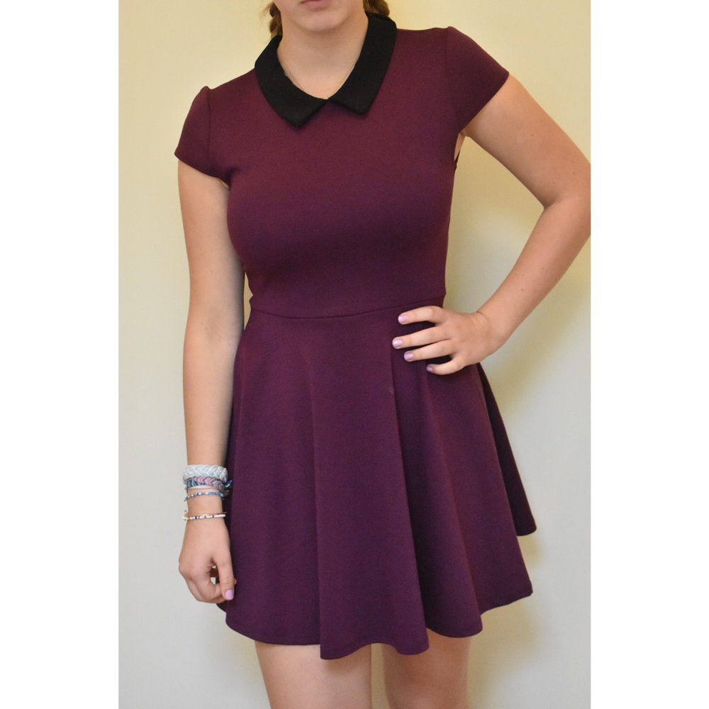 Aqua Deep Purple dress
