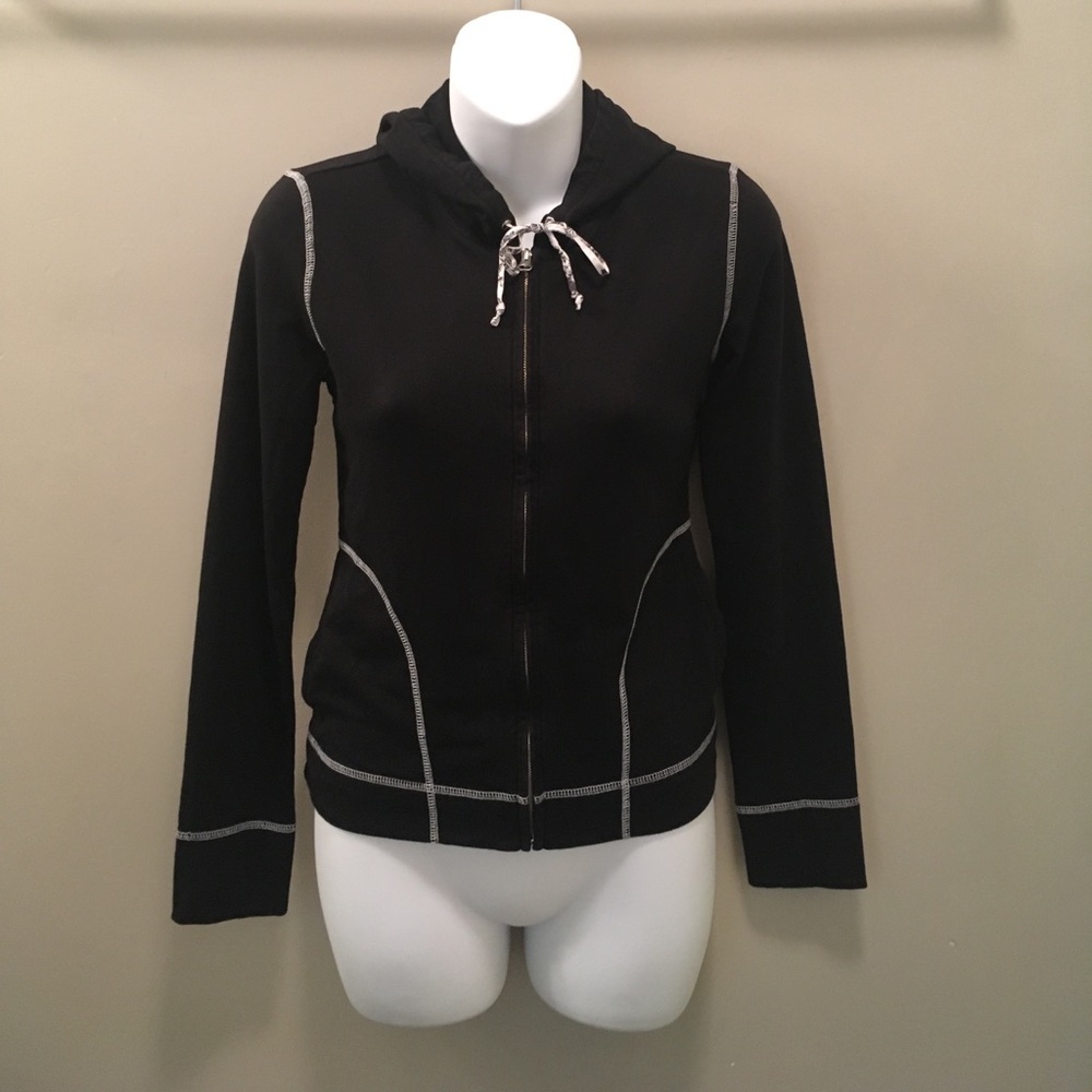 Ann Taylor Loft Black Hoodie