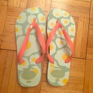 Fried Egg Havaianas Flip Flops