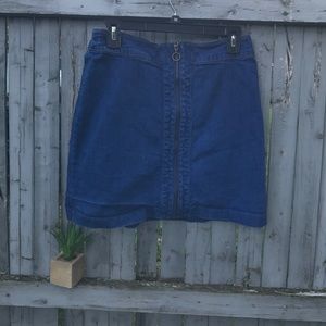 H & M DARK BLUE DENIM SKIRT H & M DARK BLUE DENIM SKIRT