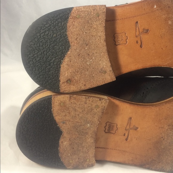 J Shoes men's size 13 blue & brown wingtip oxfords - Picture 8 of 8