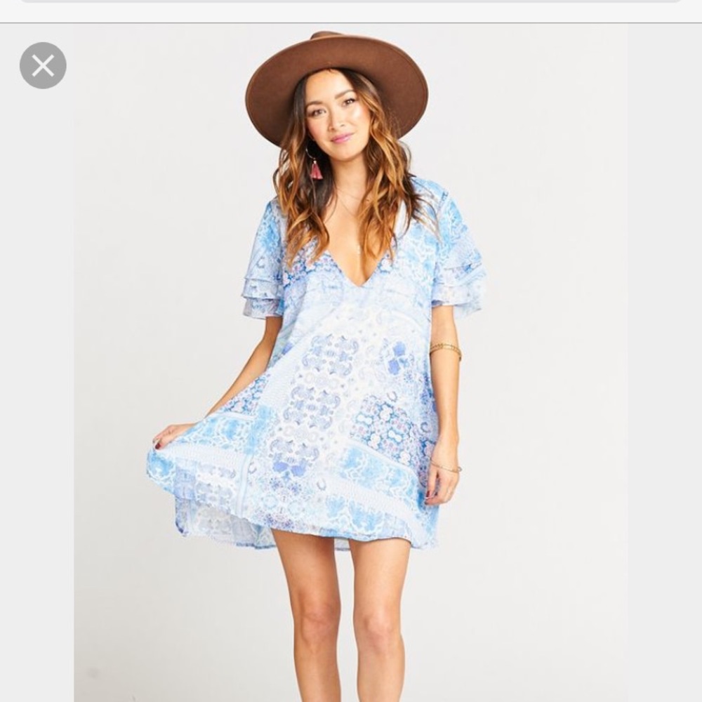 ⭐️ 2hr Sale ⭐️ DISICK DRESS - PAISLEY BLUES - NWT