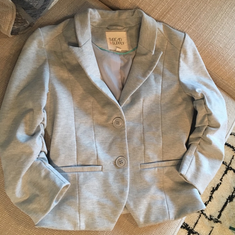 Casual Grey Blazer
