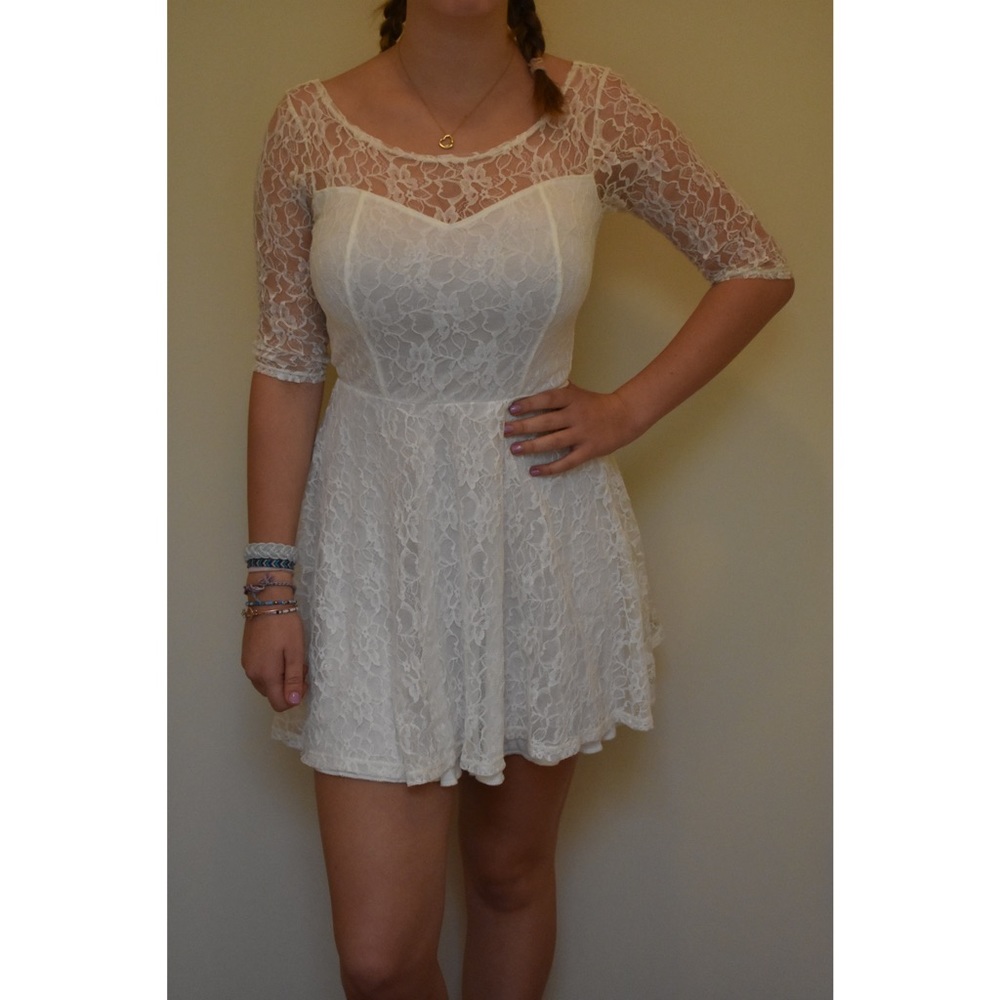 White Lace Dress