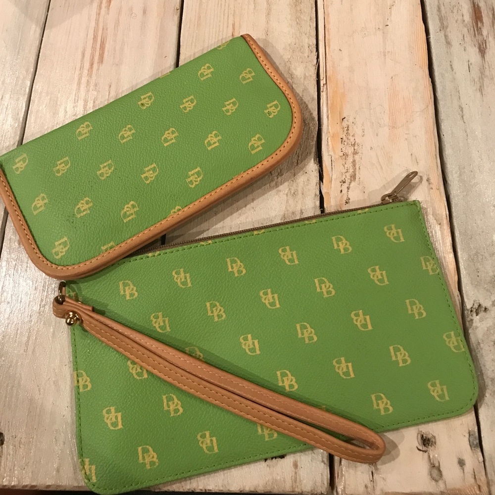 Dooney & Bourke Wristlet Key Chain & Sunglass Case