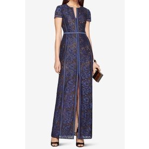 BCBG Cailean Floral Lace Gown