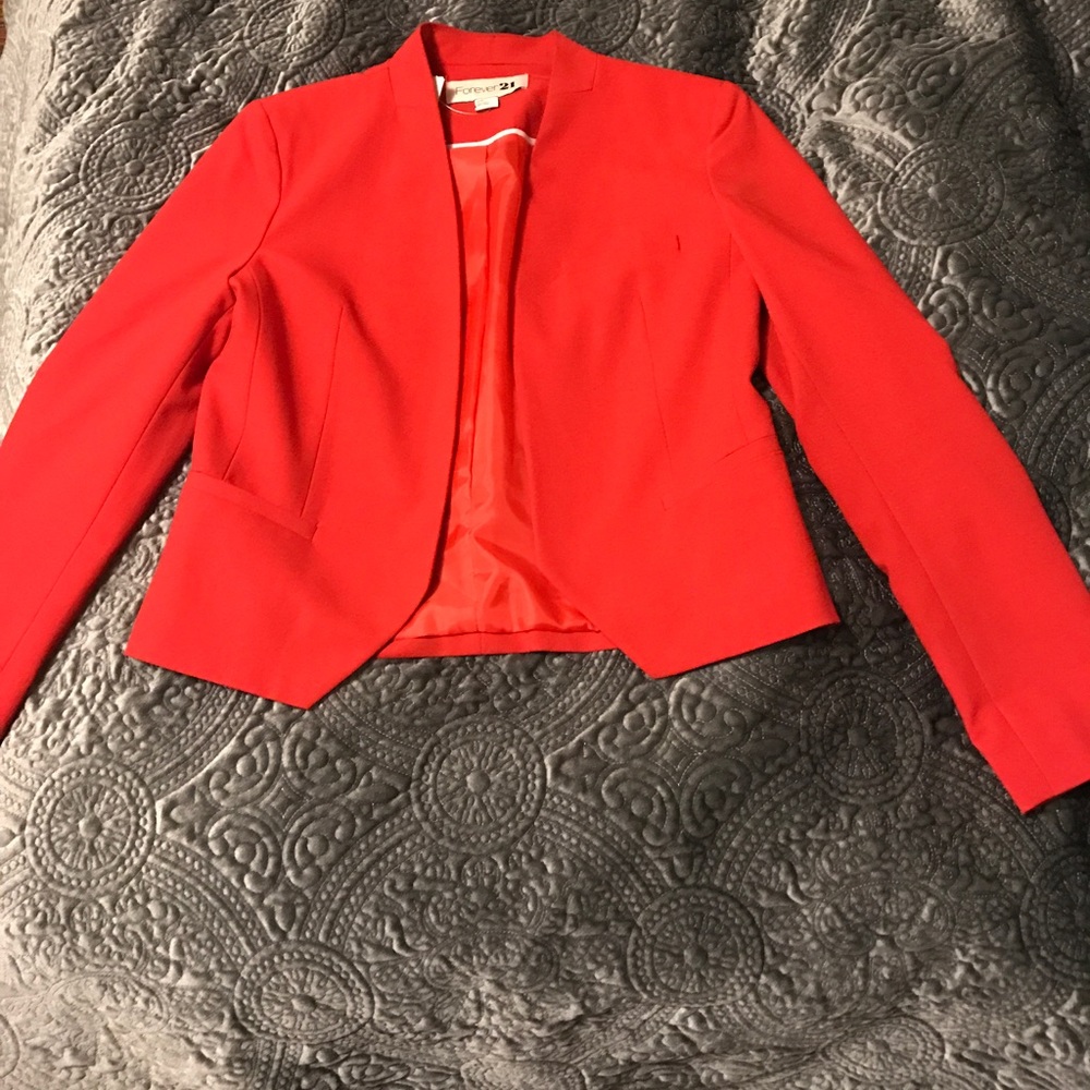 Red blazer