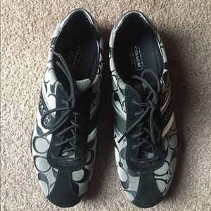 COACH sneaker in black grey and silver