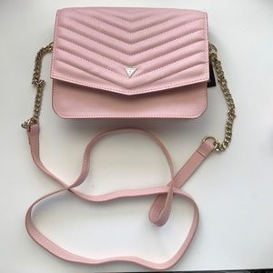 Pink guess crossbody bag