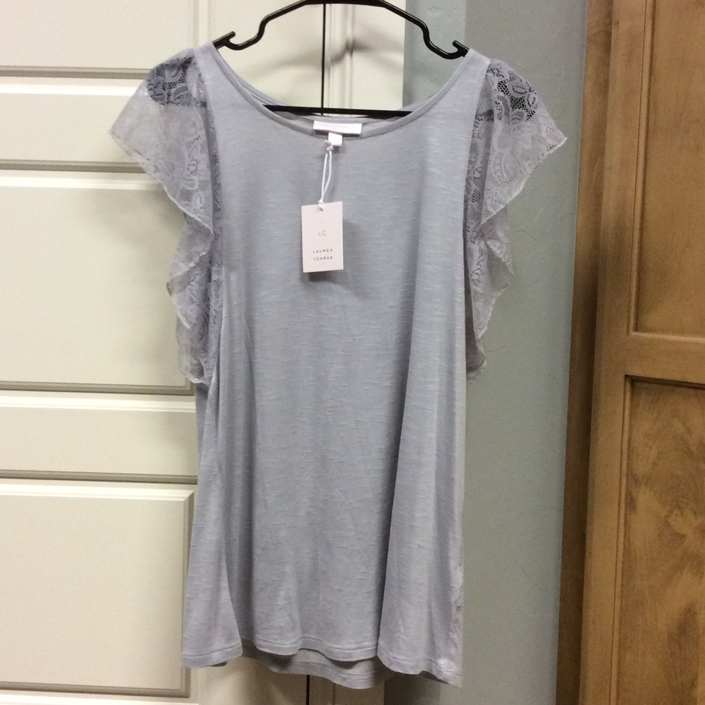 NWT lc Lauren Conrad lace shirt