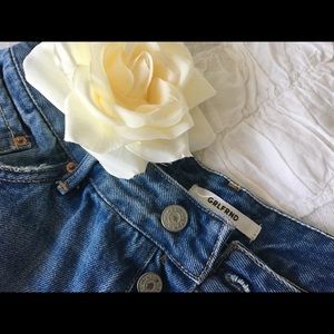 GRLFRND high waisted denim shorts