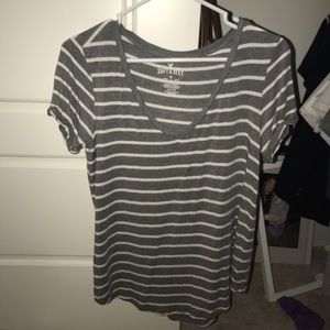 american eagle soft and sexy striped top! small