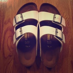White Birkenstocks