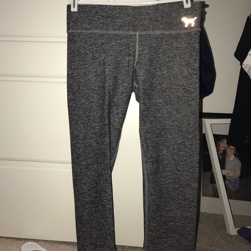 pink victoria secret yoga pants! size small