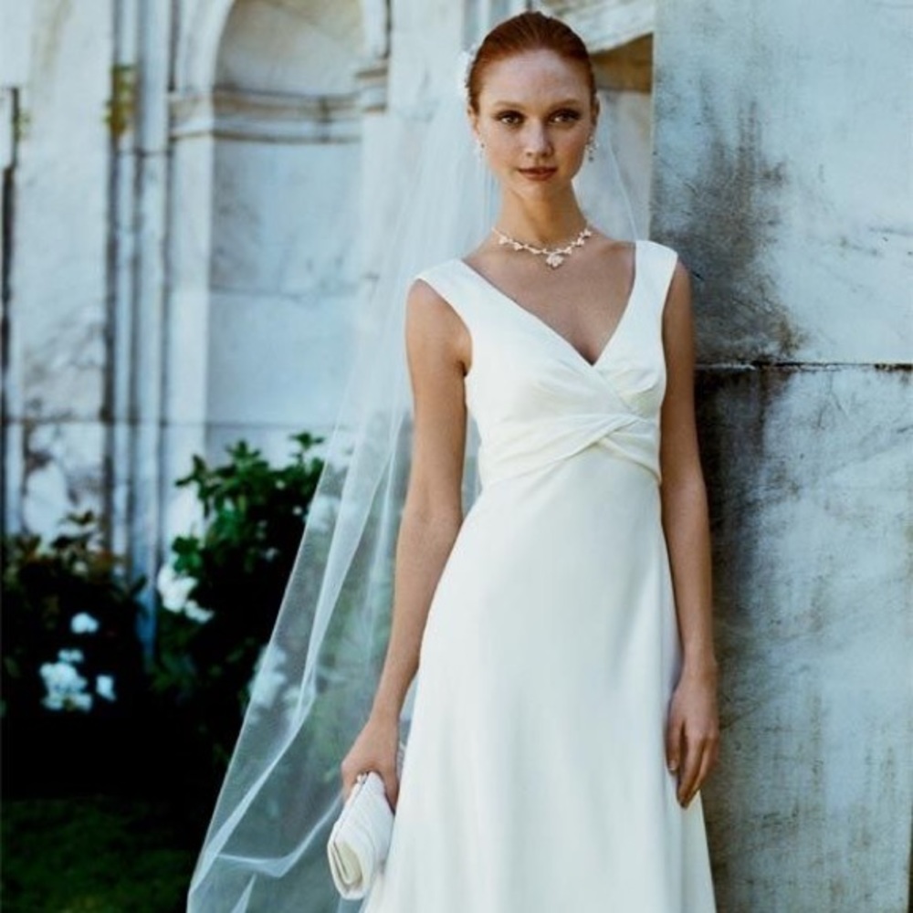 David's bridal Style: VW9879 Size 2 Wedding Dress