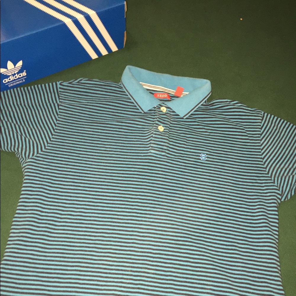 Blue and Black Izod Shirt