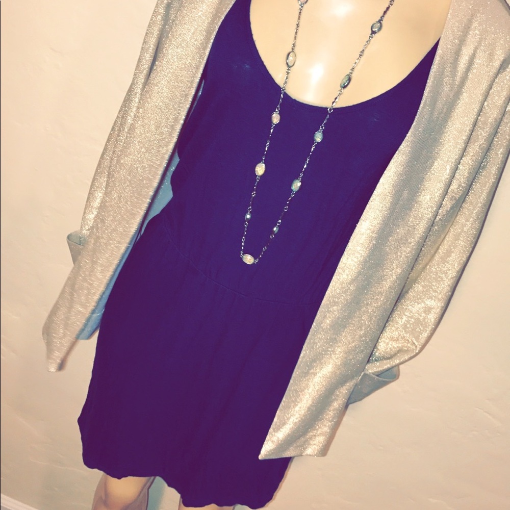 Chic, Soft, Navy Mini Dress