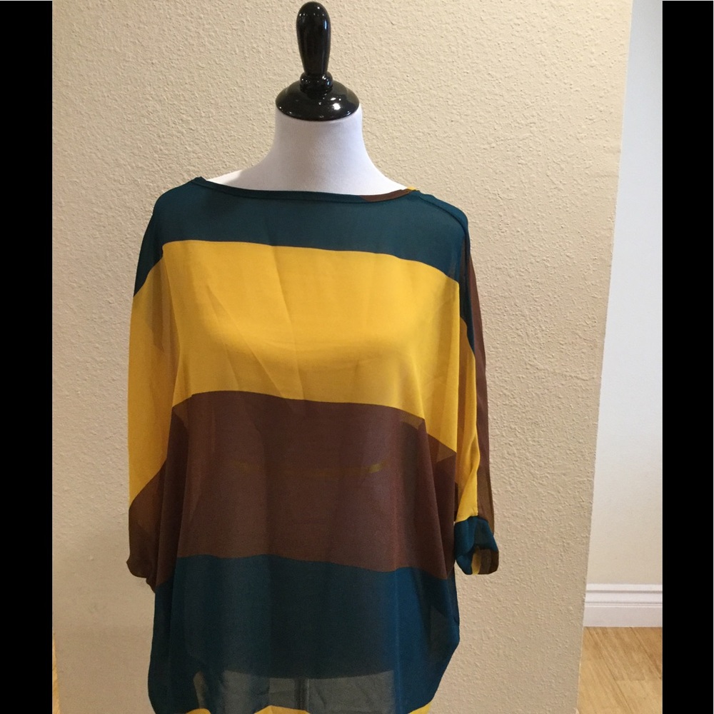 Semi Sheer Loose Fitting Top