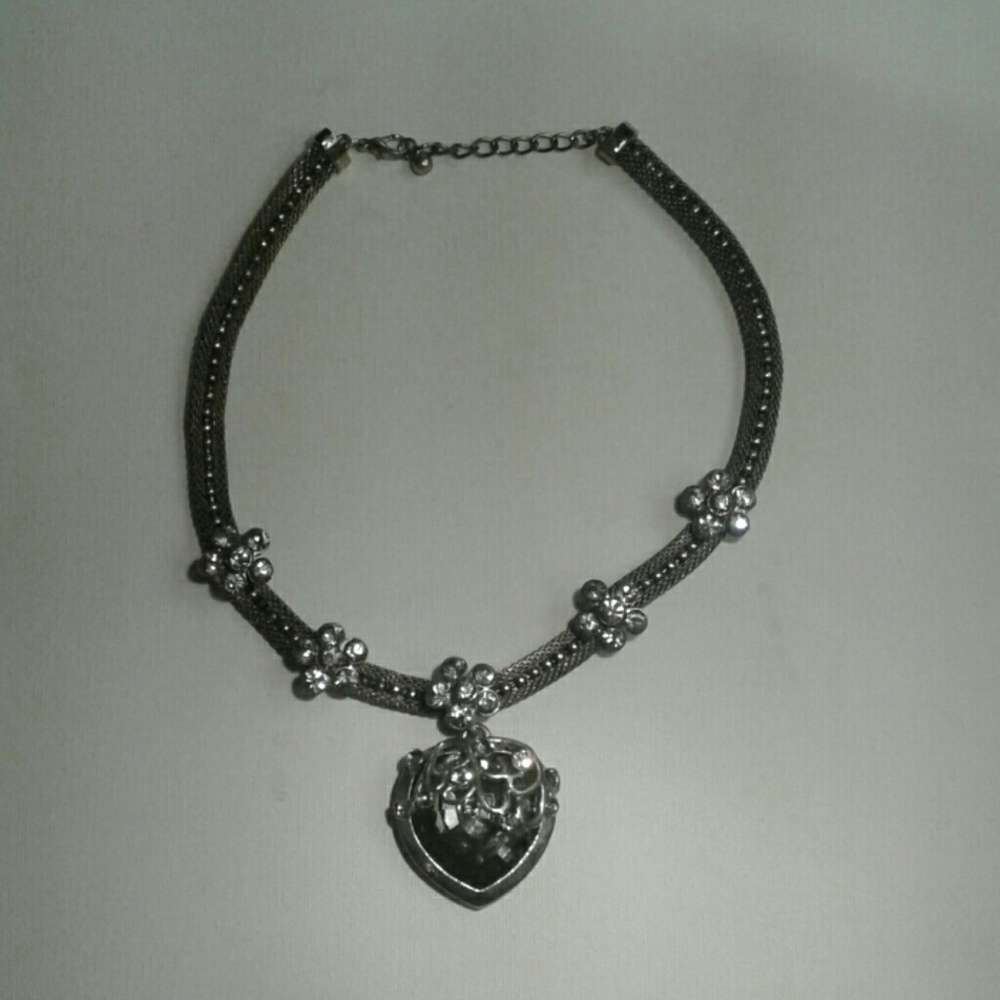 Titanic inspired purple heart necklace