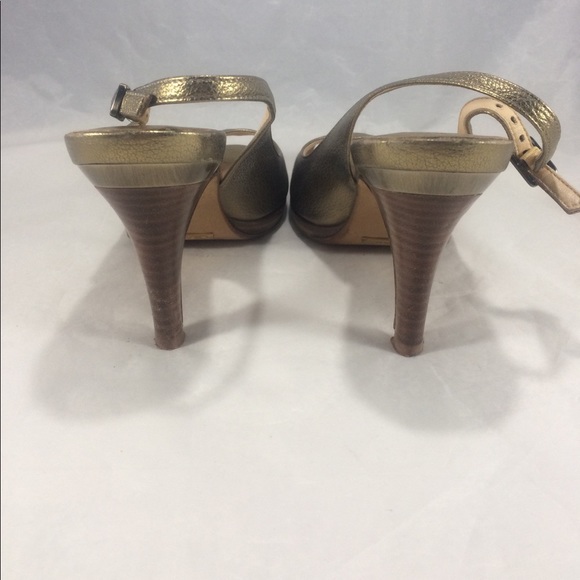 Cole haan Nike air gold sling back open toed heels - Picture 6 of 8
