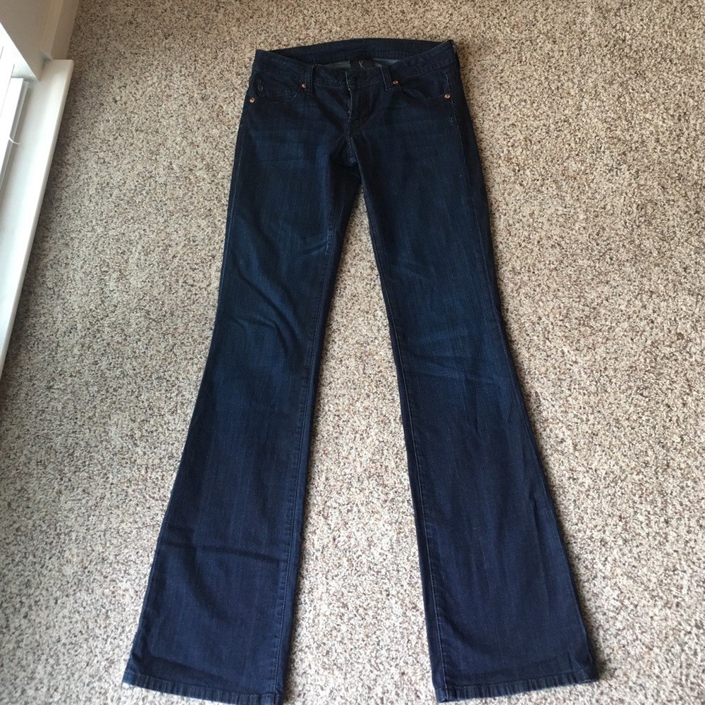 Genetic Denim sz 27 Long 34" inseam. Dark wash.