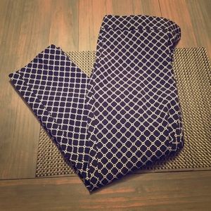 Banana Republic black & white trousers