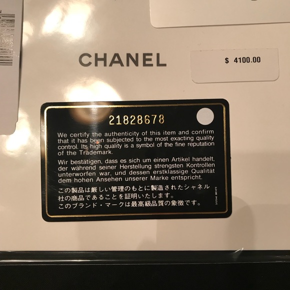 SOLD! Chanel Large Tote Authentic Black Calfskin - Picture 6 of 8