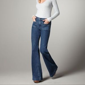 J Brand Bette Mystery High Rise Flare Jeans