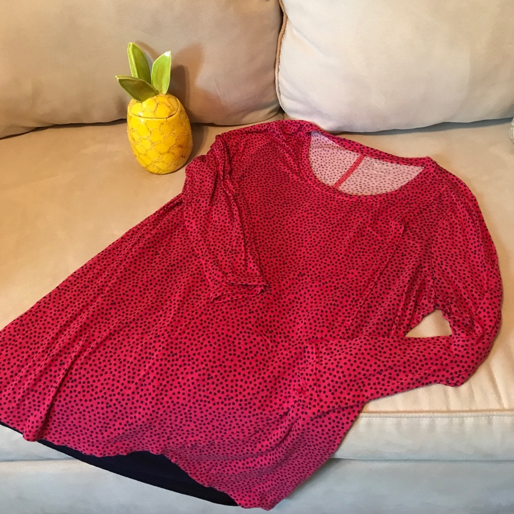 Polka dot nursing top