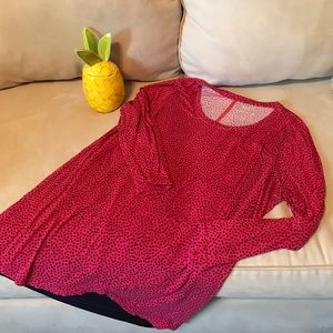 Polka dot nursing top