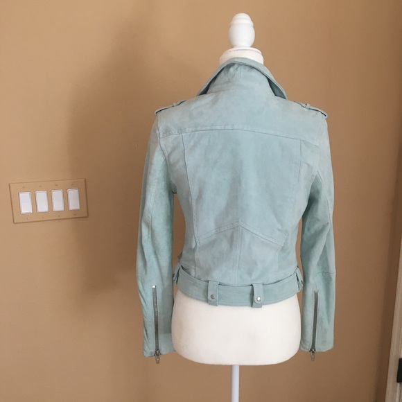 🚨SALE🚨✨NWT✨BLANK NYC Mint Suede Jacket *flawed* - Picture 4 of 8