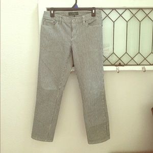 Ralph Lauren conductor stripe cropped jeans