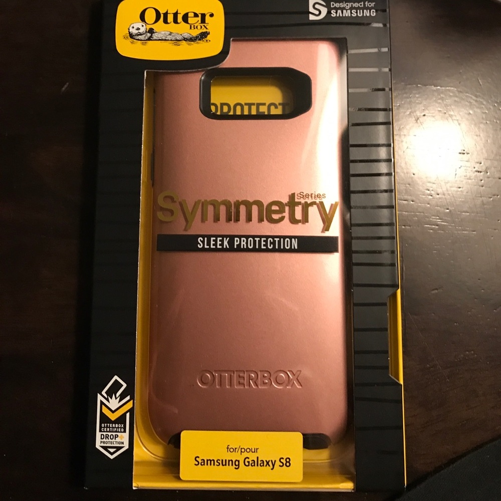 Brand new S8 rose gold otter box