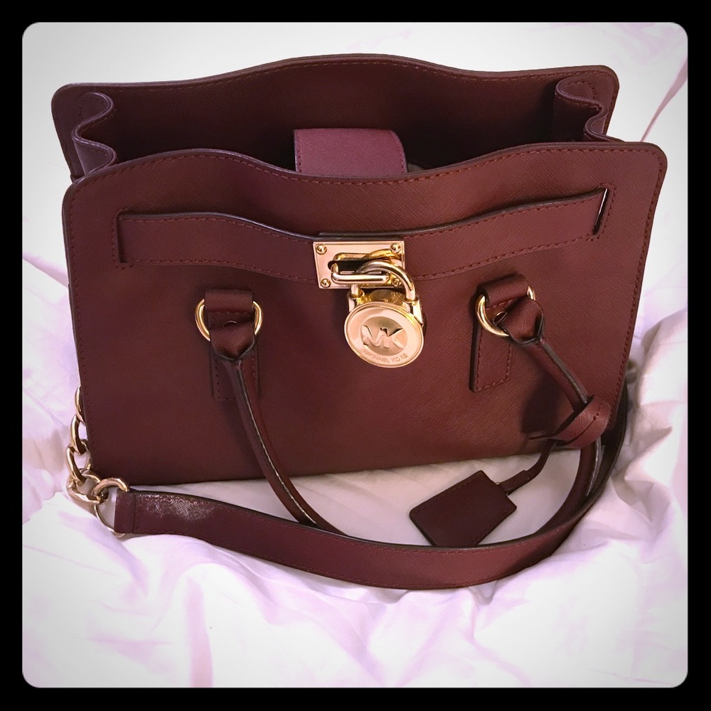 Burgundy / Maroon Michael Kors handbag