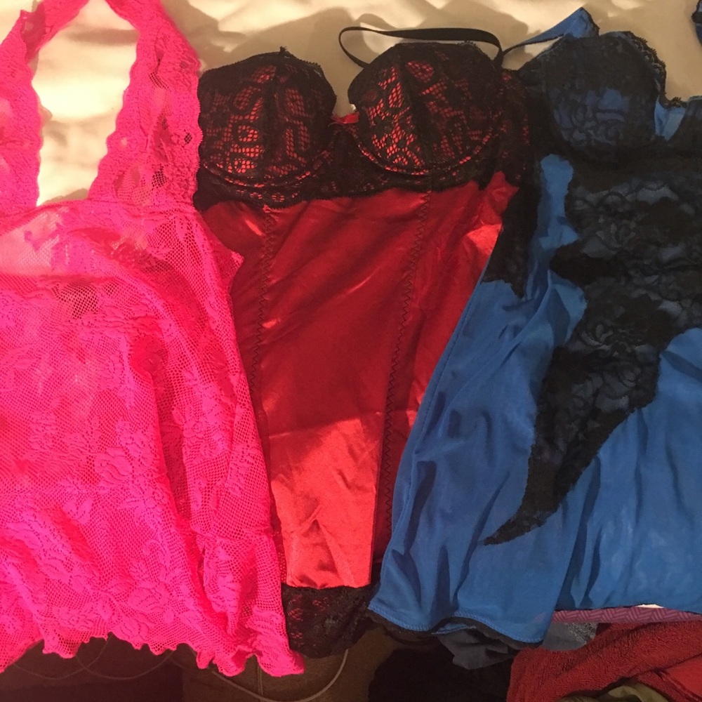 4 pc Lingerie Bundle Victorias Secret & Fredericks