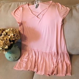 Blush pink top