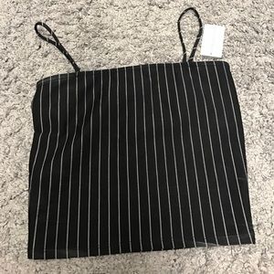 Striped crop top