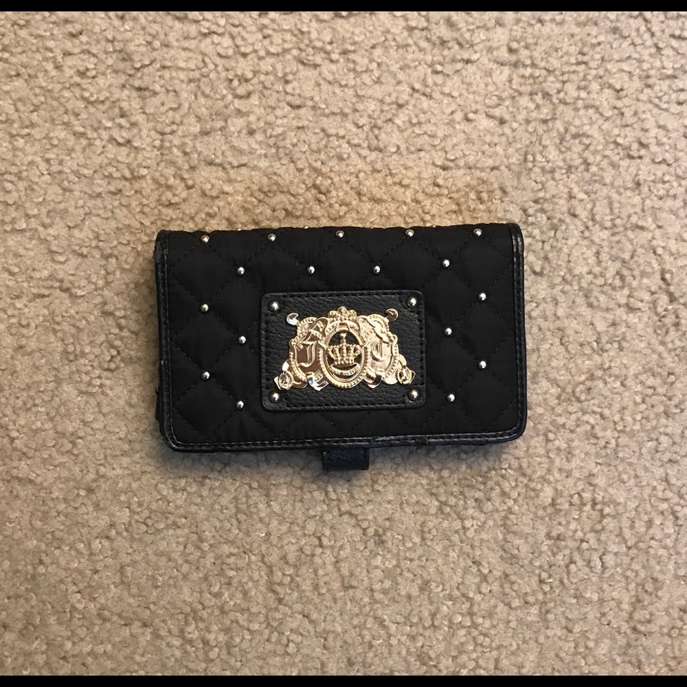 Juicy Couture Black Quilted Wallet