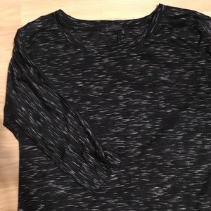 3/4 sleeve space dyed shirt