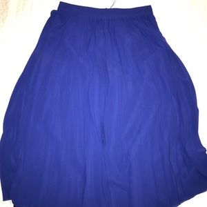 ASOS BLUE MIDI SKIRT- NEW WITH TAGS, SIZE 6