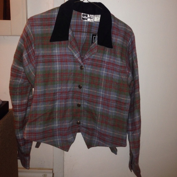 Vintage hokuspokus plad shirt - Picture 1 of 4
