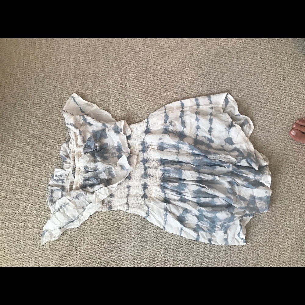 Blue life romper, new with tags!!