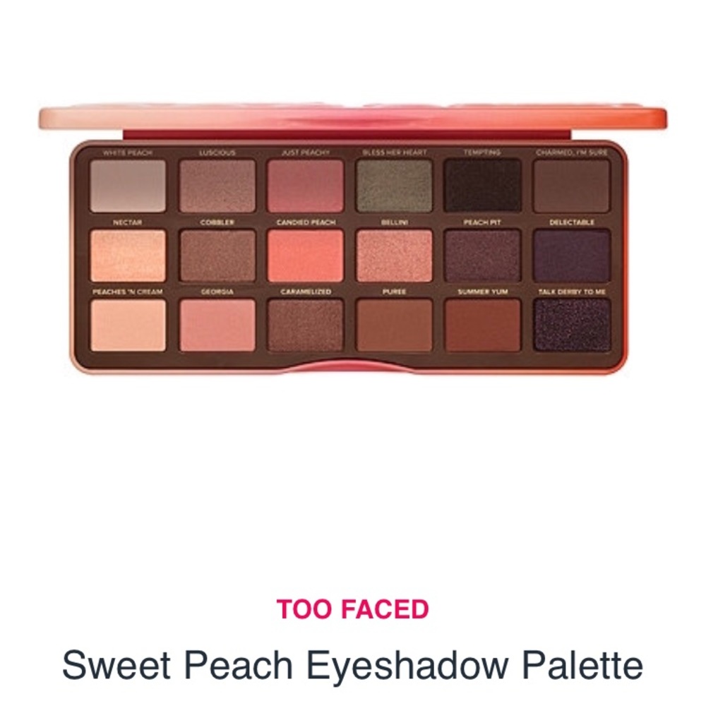 Too Faced Sweet Peach eye shadow palette - NWT