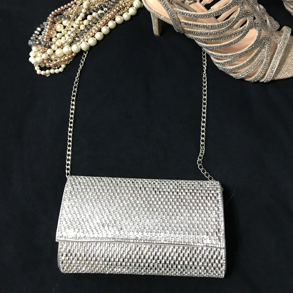 Diamond studded clutch