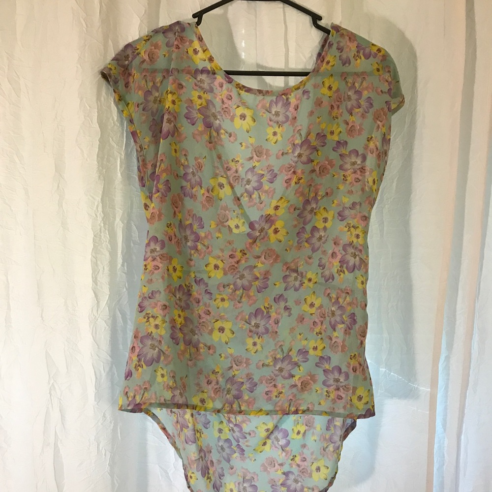 Colorful spring blouse