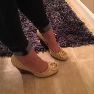 Tory burch Amanda wedges 6.5 Tory burch Amanda wedges 6.5