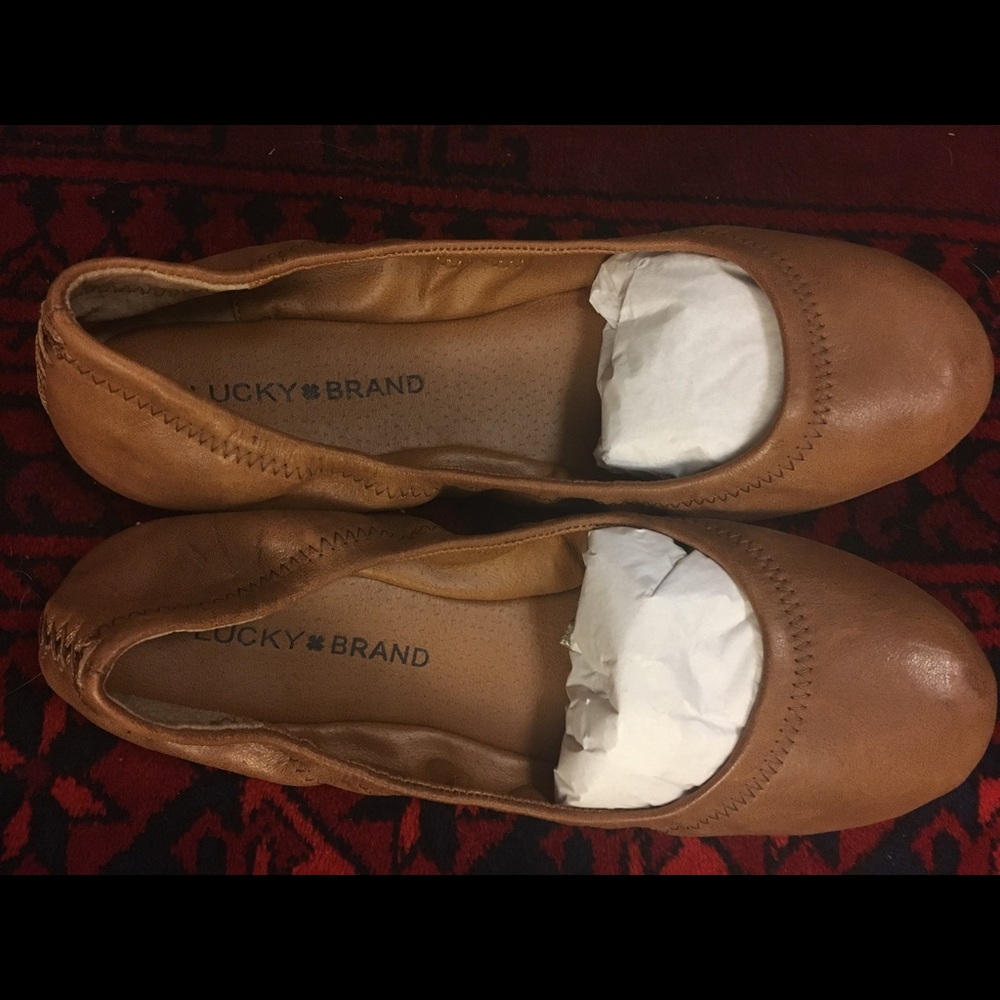 Lucky Brand Emme Flats-Wide Width