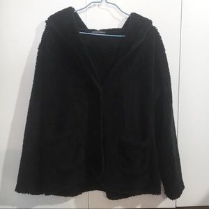 Brandy Melville Black Sandra Fur Coat Brandy Melville Black Sandra Fur Coat