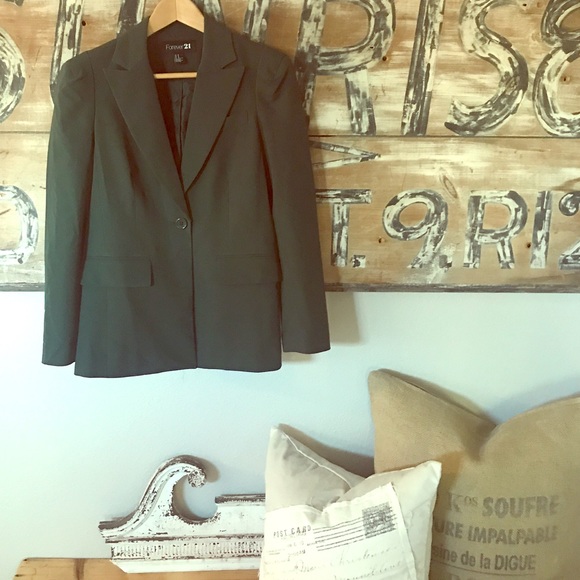 Forever 21 Jackets & Blazers - Emerald one button blazer Forever 21 Jackets & Blazers - Emerald one button blazer